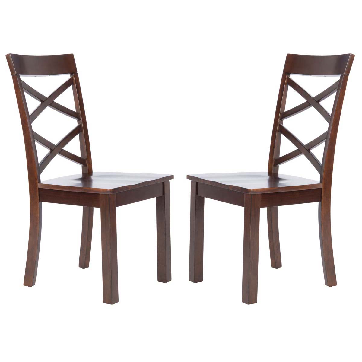 Safavieh Ainslee Dining Chair, DCH9217 - Brown (Set of 2)