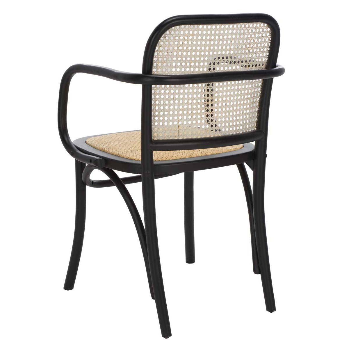Safavieh Keiko Cane Dining Chair , DCH9503 - Black/Natural