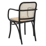 Safavieh Keiko Cane Dining Chair , DCH9503 - Black/Natural