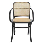 Safavieh Keiko Cane Dining Chair , DCH9503 - Black/Natural