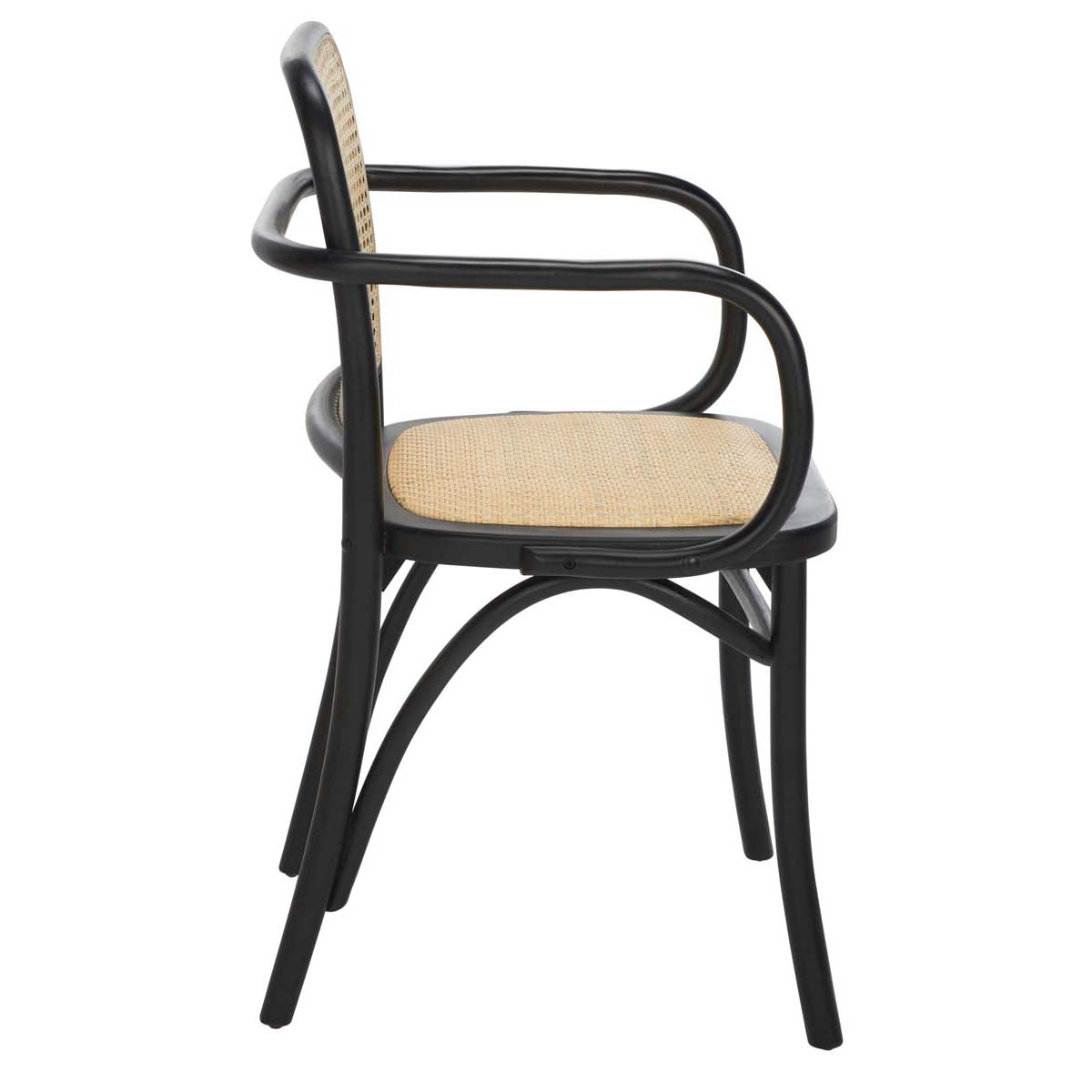 Safavieh Keiko Cane Dining Chair , DCH9503 - Black/Natural