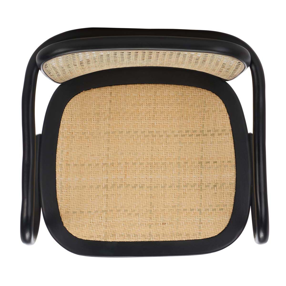 Safavieh Keiko Cane Dining Chair , DCH9503 - Black/Natural