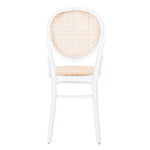 Safavieh Sonia Cane Dining Chair, DCH9504 - White/Natural (Set of 2)