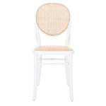 Safavieh Sonia Cane Dining Chair, DCH9504 - White/Natural (Set of 2)