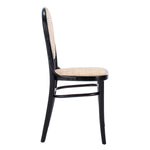 Safavieh Sonia Cane Dining Chair, DCH9504 - Black/Natural (Set of 2)
