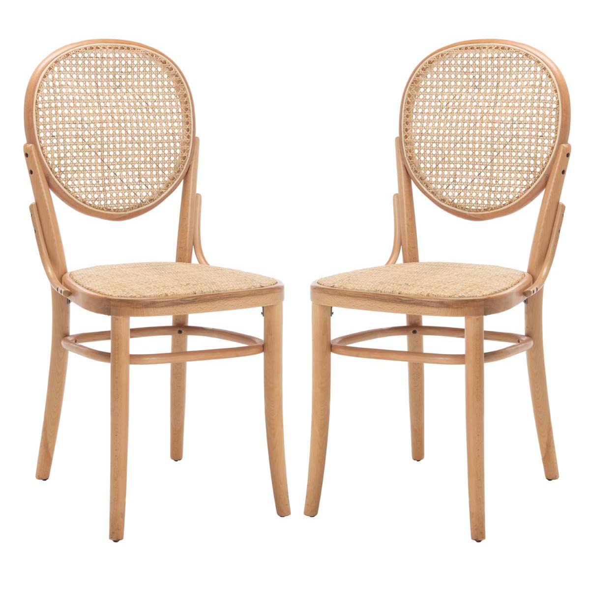 Safavieh Sonia Cane Dining Chair, DCH9504 - Natural (Set of 2)