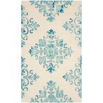 Safavieh Dip Dye 720 Rug, DDY720 - Ivory / Light Blue