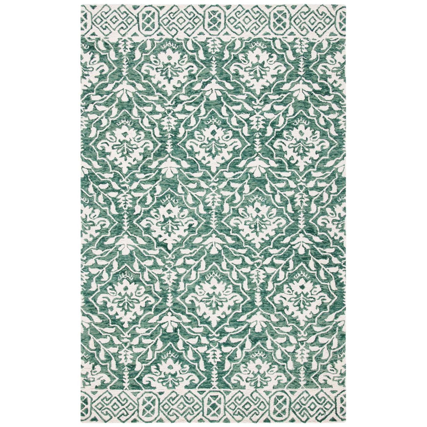 Safavieh Dip Dye 901 Rug, DDY901 - Dark Green / Ivory