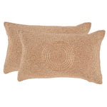 Safavieh Cleopatra Pillow, DEC250 - Old Gold (Set of 2)