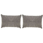 Safavieh Glitter Pillow, DEC255 - Silver (Set of 2)