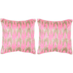 Safavieh Boho Chic Pillow, DEC455 - Neon Petunia (Set of 2)