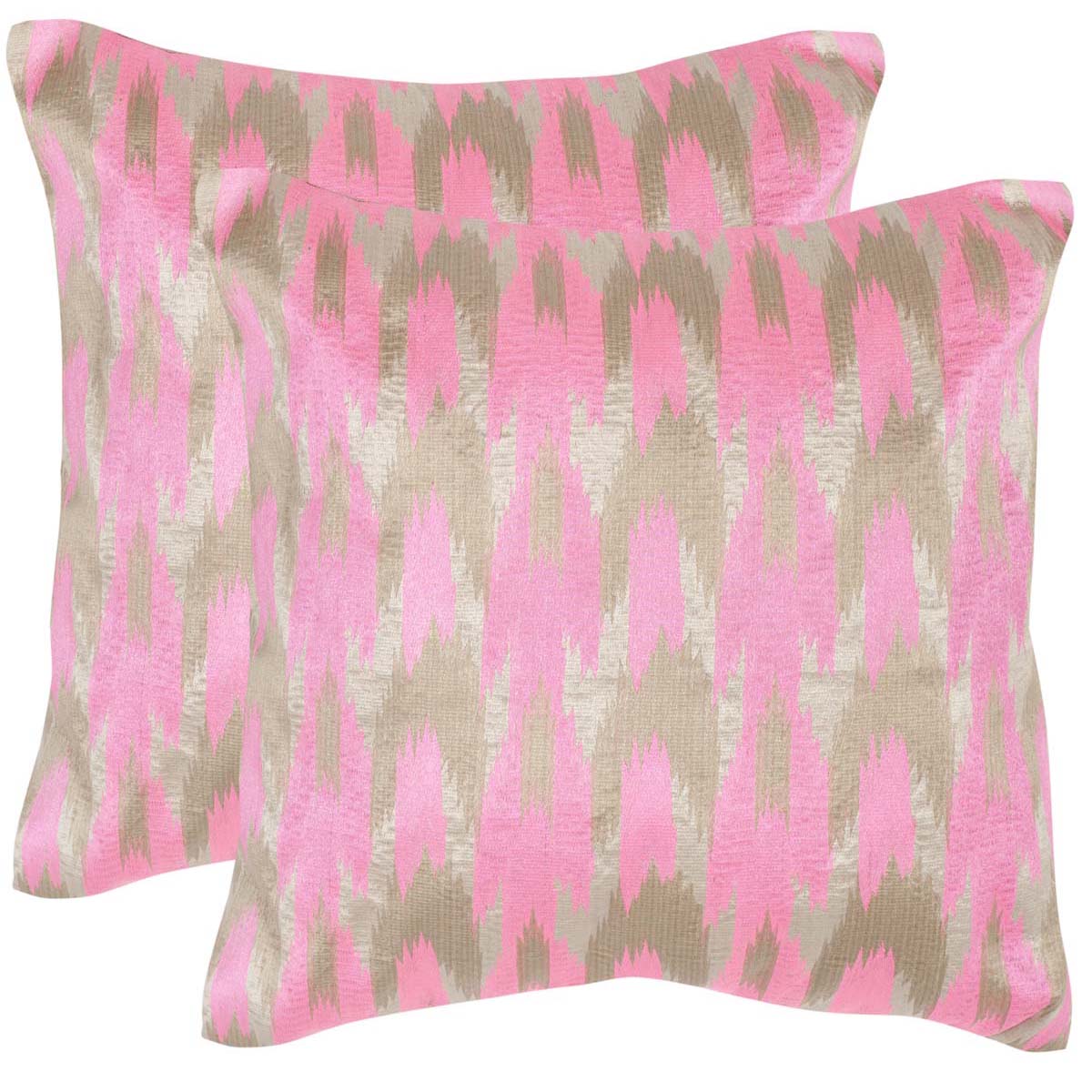 Safavieh Boho Chic Pillow, DEC455 - Neon Petunia (Set of 2)