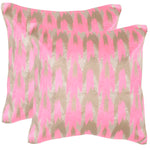 Safavieh Boho Chic Pillow, DEC455 - Neon Petunia (Set of 2)
