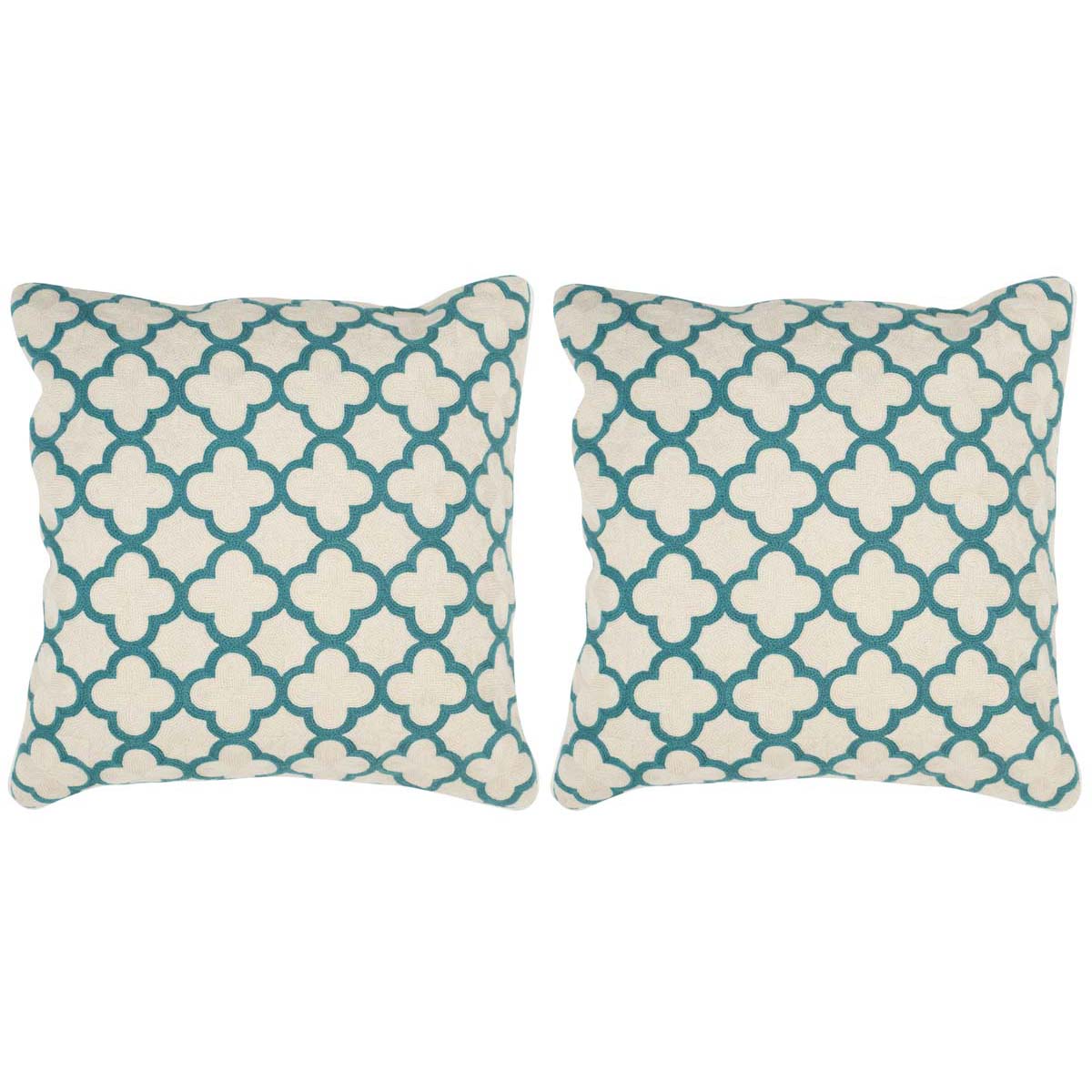 Safavieh Sandre Pillow, DEC903 - Teal (Set of 2)