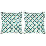 Safavieh Sandre Pillow, DEC903 - Teal (Set of 2)