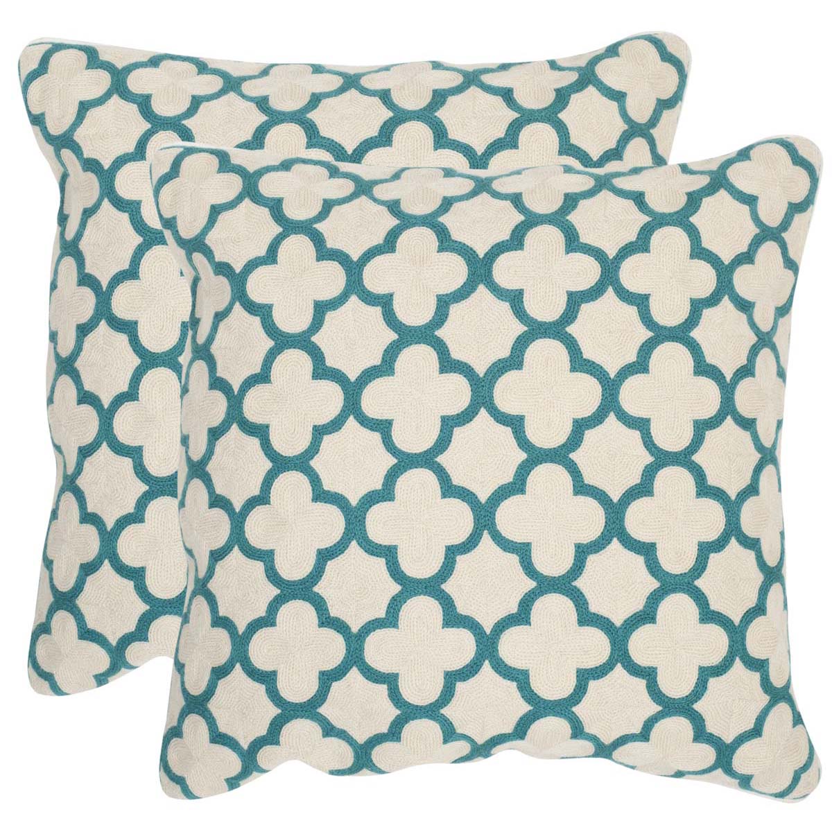 Safavieh Sandre Pillow, DEC903 - Teal (Set of 2)