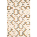 Safavieh Dhurries 104 Rug, DHU104 - Ivory / Black