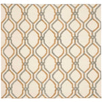 Safavieh Dhurries 104 Rug, DHU104 - Ivory / Black