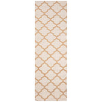 Safavieh Dhurries 117 Rug, DHU117 - Ivory / Gold