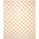 Safavieh Dhurries 117 Rug, DHU117 - Ivory / Gold