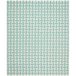 Safavieh Dhurries 201 Rug, DHU201 - Turquoise / Ivory