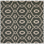 Safavieh Dhurries 205 Rug, DHU205 - Charcoal / Ivory