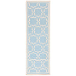 Safavieh Dhurries 545 Rug, DHU545 - Light Blue / Ivory