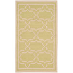 Safavieh Dhurries 545 Rug, DHU545 - Light Green / Ivory