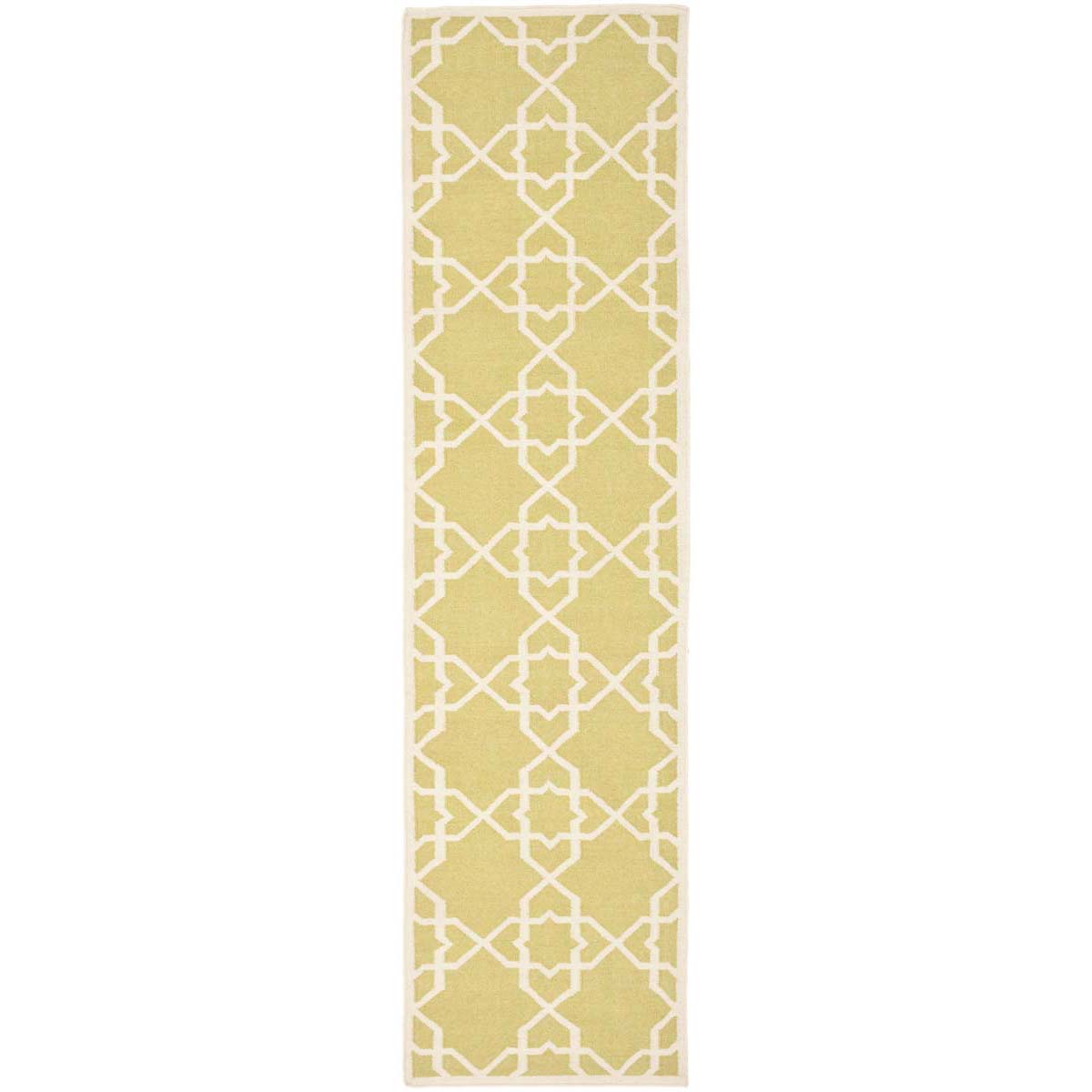 Safavieh Dhurries 548 Rug, DHU548 - Olive / Ivory
