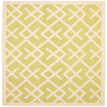 Safavieh Dhurries 552 Rug, DHU552 - Light Green / Ivory