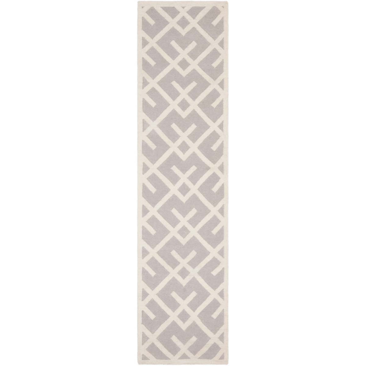 Safavieh Dhurries 552 Rug, DHU552 - Grey / Ivory