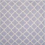 Safavieh Dhurries 554 Rug, DHU554 - Purple / Ivory