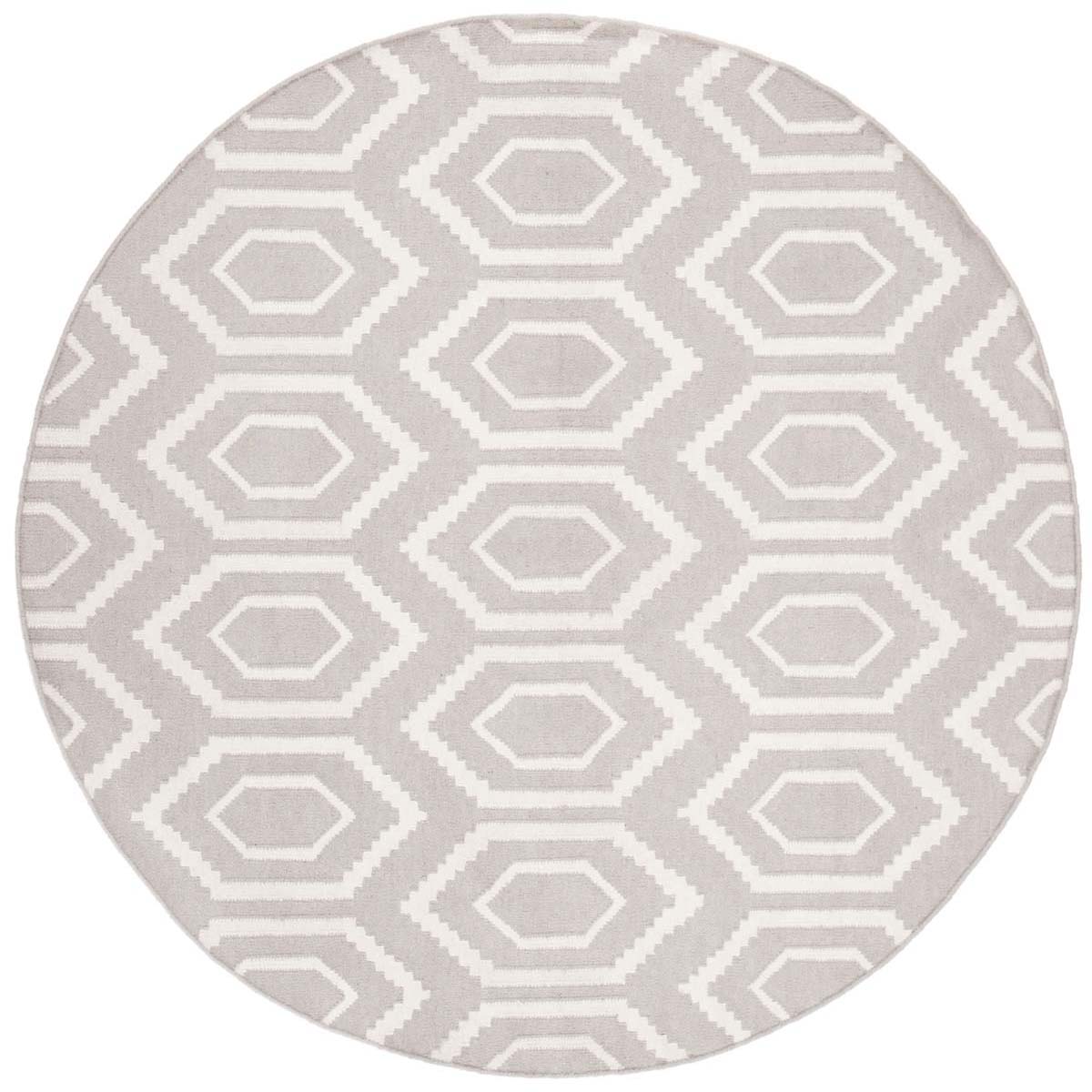 Safavieh Dhurries 556 Rug, DHU556 - Grey / Ivory