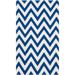 Safavieh Dhurries 557 Rug, DHU557 - Dark Blue / Ivory