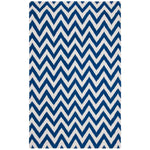 Safavieh Dhurries 557 Rug, DHU557 - Dark Blue / Ivory