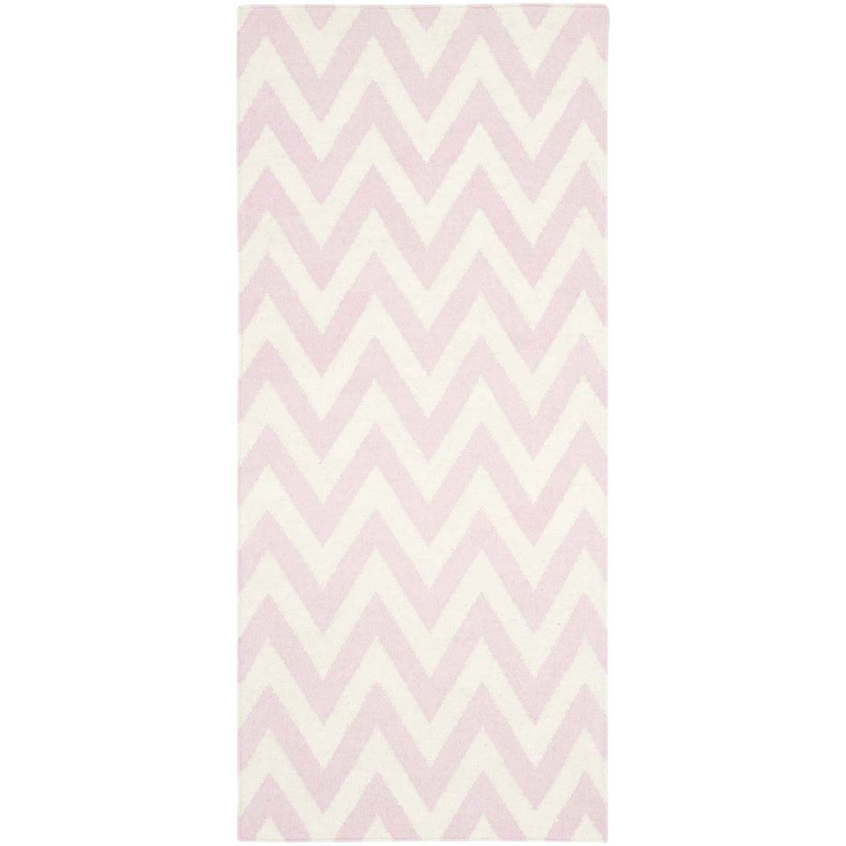 Safavieh Dhurries 557 Rug, DHU557 - Pink / Ivory