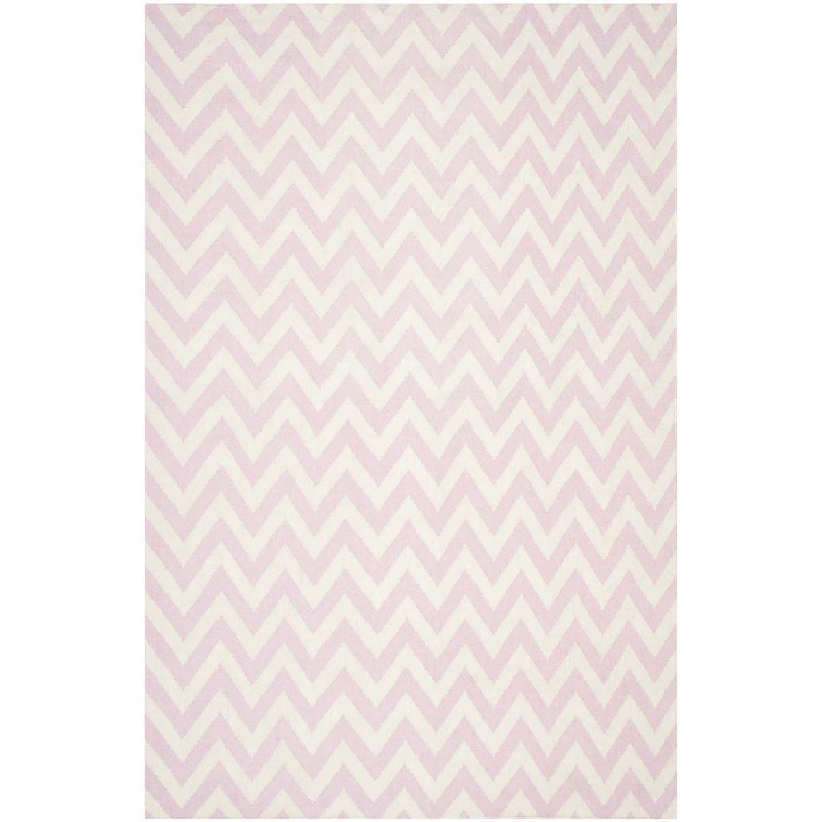 Safavieh Dhurries 557 Rug, DHU557 - Pink / Ivory