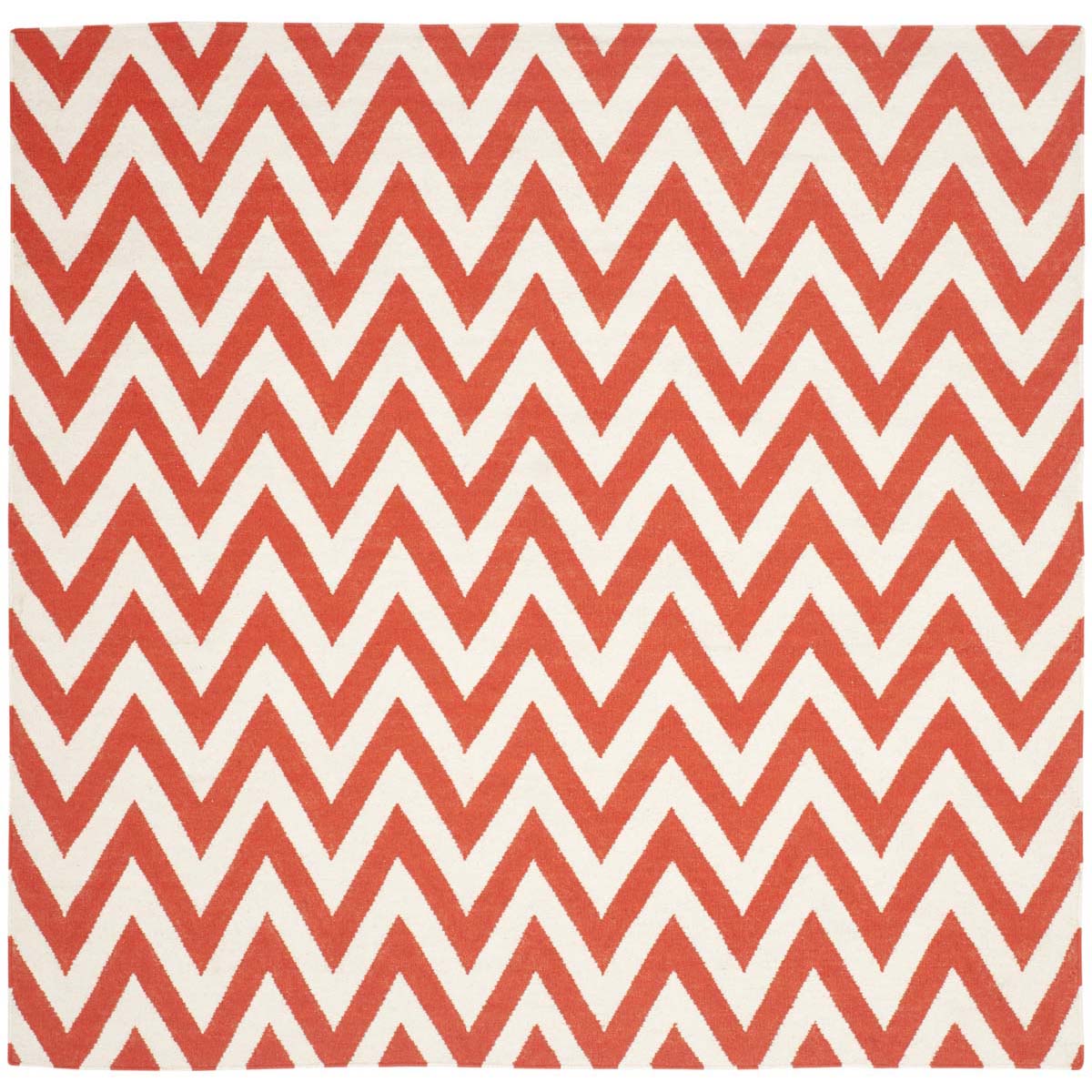 Safavieh Dhurries 557 Rug, DHU557 - Red / Ivory