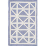 Safavieh Dhurries 558 Rug, DHU558 - Purple / Ivory