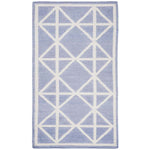 Safavieh Dhurries 558 Rug, DHU558 - Purple / Ivory