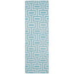 Safavieh Dhurries 562 Rug, DHU562 - Light Blue / Ivory
