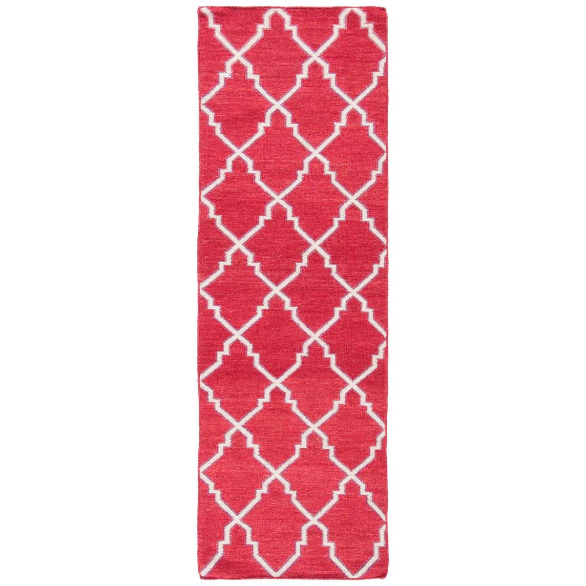 Safavieh Dhurries 564 Rug, DHU564 - Red / Ivory