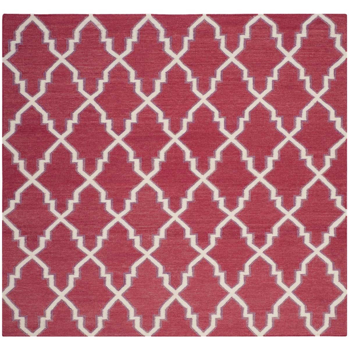Safavieh Dhurries 564 Rug, DHU564 - Red / Ivory