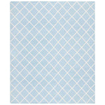 Safavieh Dhurries 565 Rug, DHU565 - Light Blue / Ivory