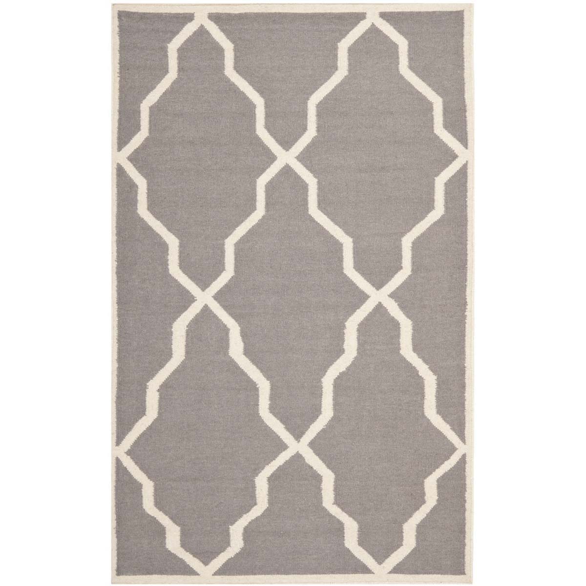 Safavieh Dhurries 567 Rug, DHU567 - Grey / Ivory