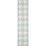 Safavieh Dhurries 570 Rug, DHU570 - Light Blue / Ivory