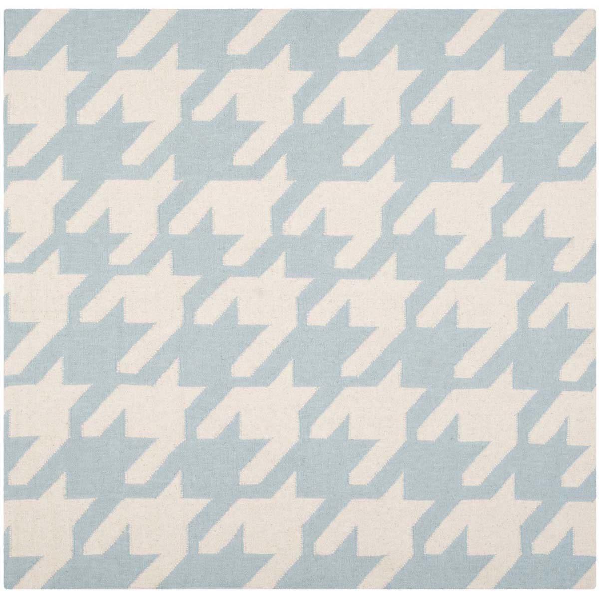 Safavieh Dhurries 570 Rug, DHU570 - Light Blue / Ivory