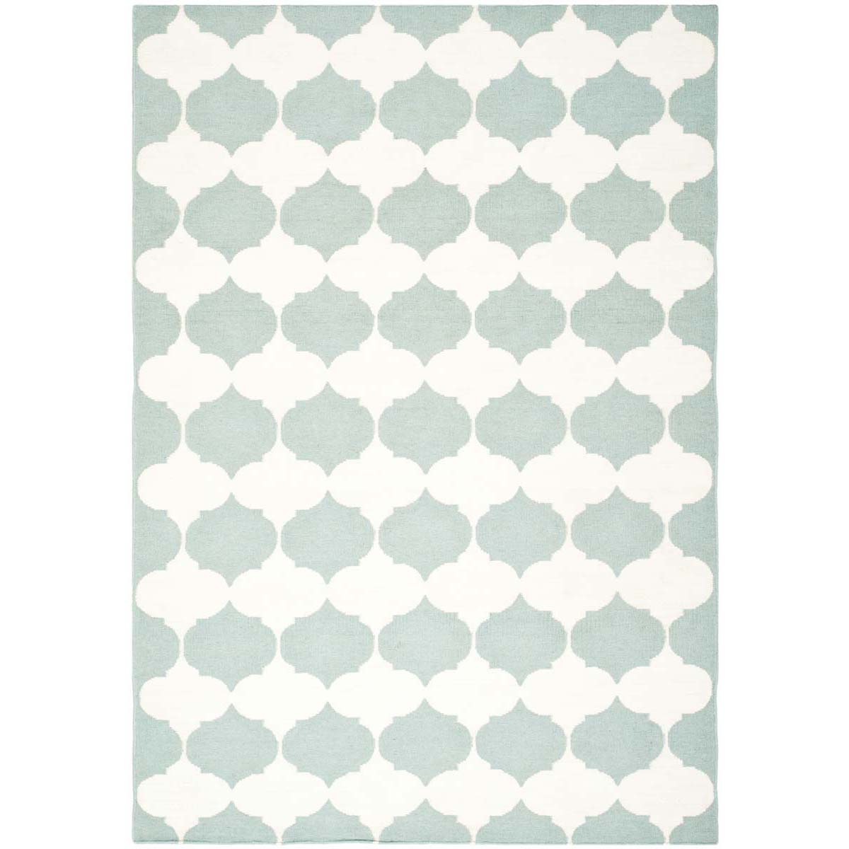 Safavieh Dhurries 624 Rug, DHU624 - Blue / Ivory
