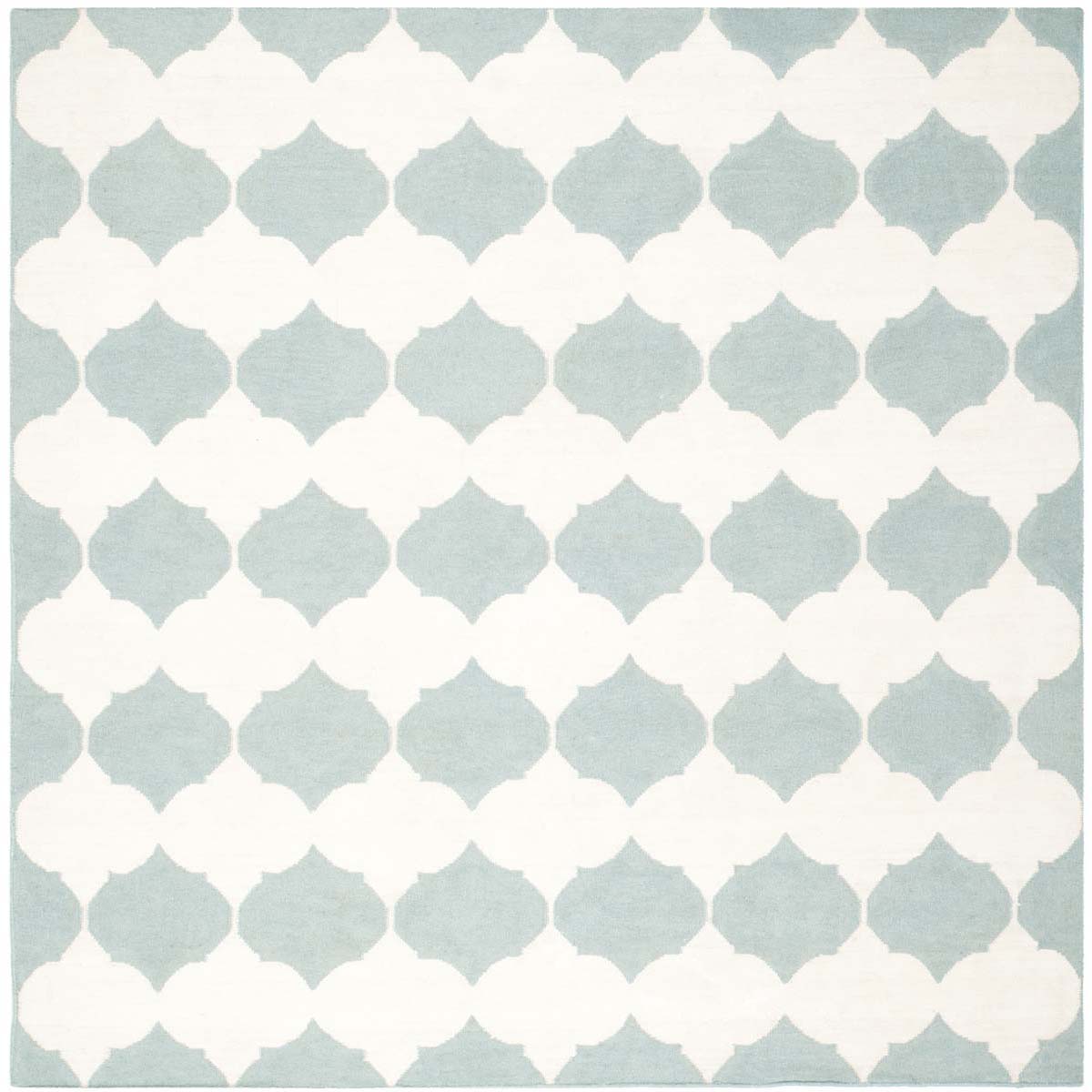 Safavieh Dhurries 624 Rug, DHU624 - Blue / Ivory