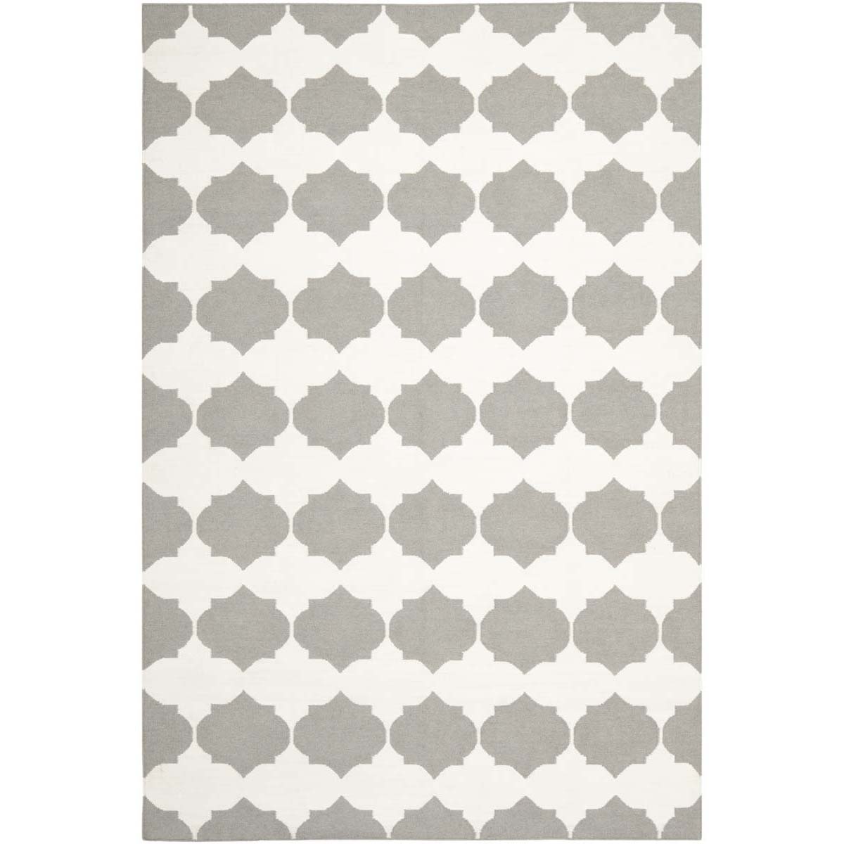 Safavieh Dhurries 624 Rug, DHU624 - Grey / Ivory